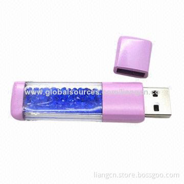 Creative Crystal LED Pen drive